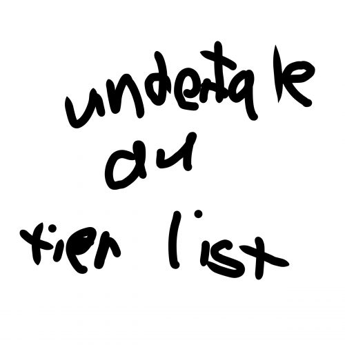 Create a Undertale AU Tierlist Tier List - TierMaker