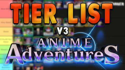 Tier List Oficial Trello UPDATE 4.0 Anime Adventures!!! Melhor