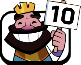 All King emotes in Clash Royale 