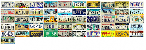 Create a U.S. license plates Tier List - TierMaker