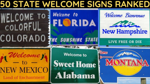 Create a US State welcome signs Tier List - TierMaker