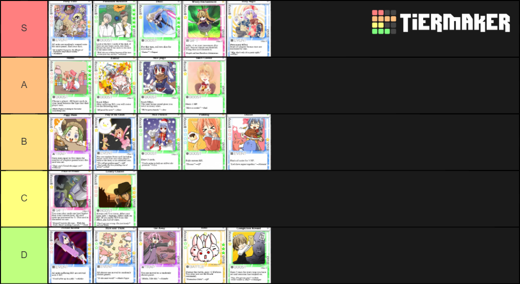 100 Orange Juice Cards Tier List Rankings) TierMaker