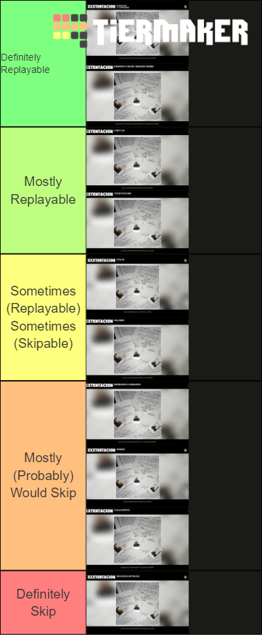 17 Xxxtentacion Album List Tier List Community Rankings Tiermaker