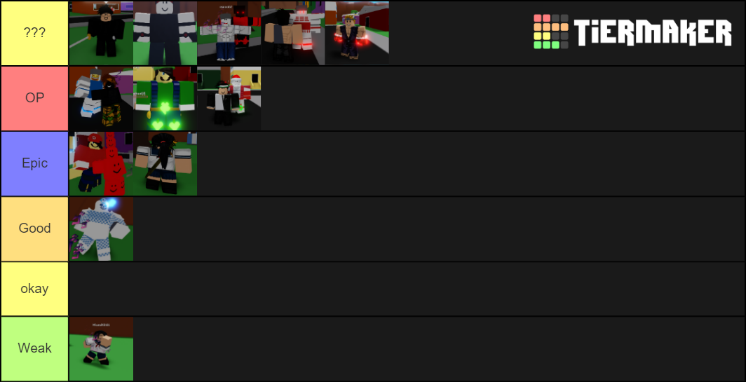 A bizarre Day MODDED Tier List (Community Rankings) - TierMaker