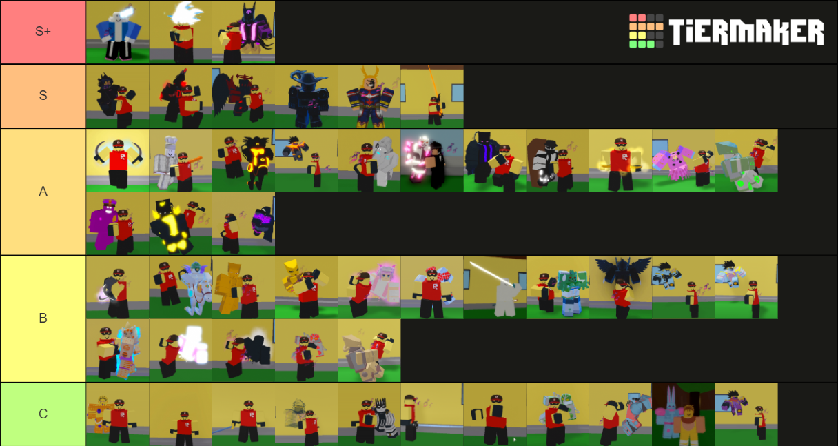 A universal time stands tier list