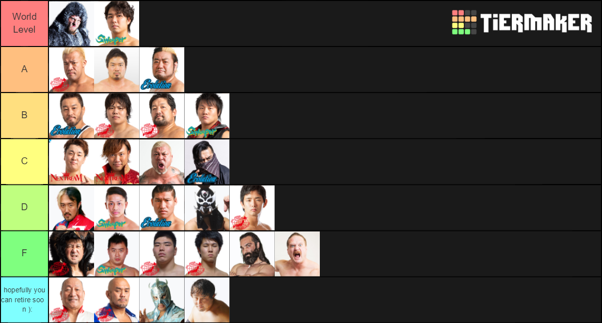 AJPW Tier List Rankings) TierMaker