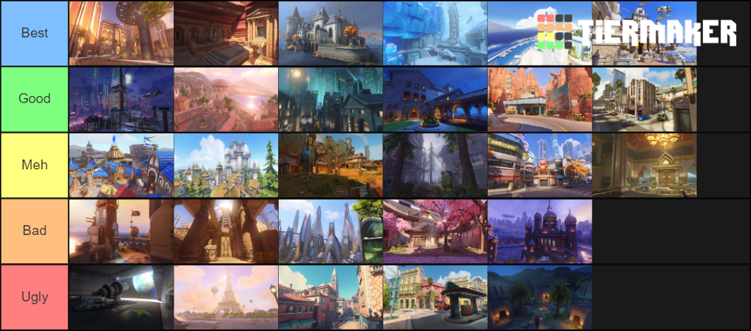 All Maps Tier List (Community Rankings) - TierMaker