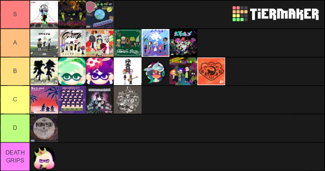 All Splatoon Bands Tier List (Community Rankings) - TierMaker