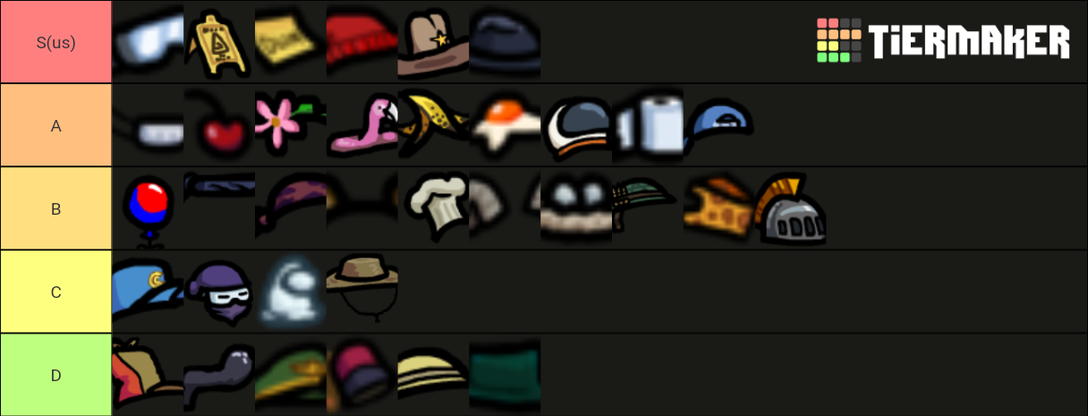Among Us Hats Tier List Community Rankings Tiermaker