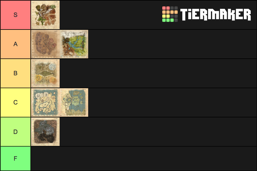 Ark Survival Evolved Maps Tier List Community Rankings Tiermaker