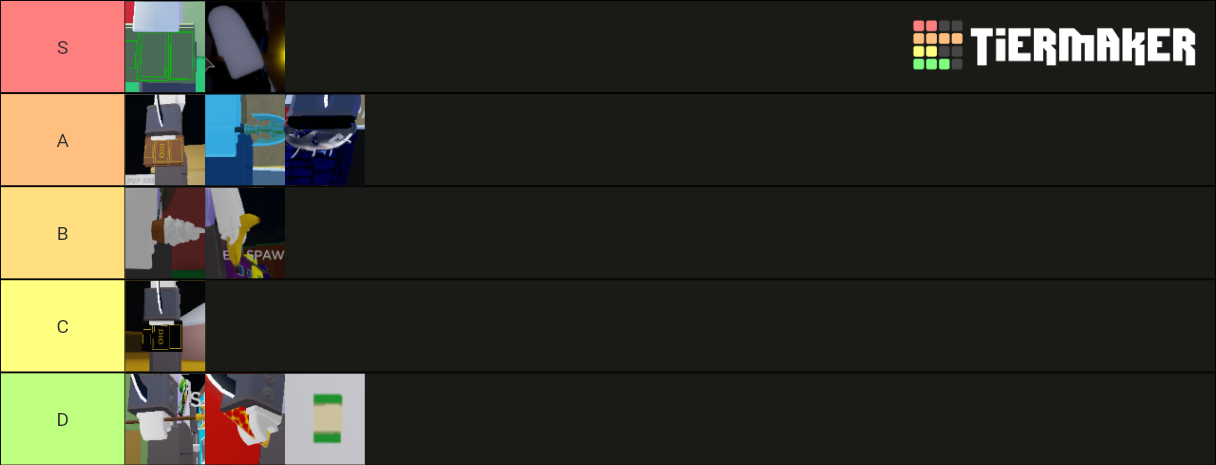 ASA Items 2 Tier List (Community Rankings) - TierMaker