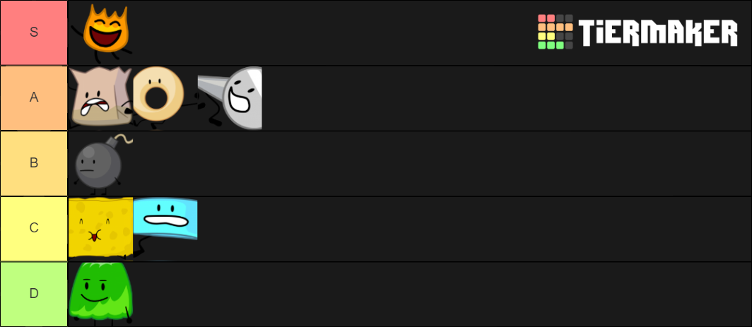 BFB (Team Ice Cube) Tier List (Community Rankings) - TierMaker