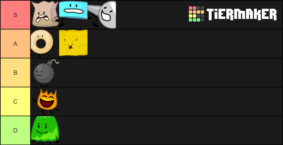 BFB (Team Ice Cube) Tier List (Community Rankings) - TierMaker