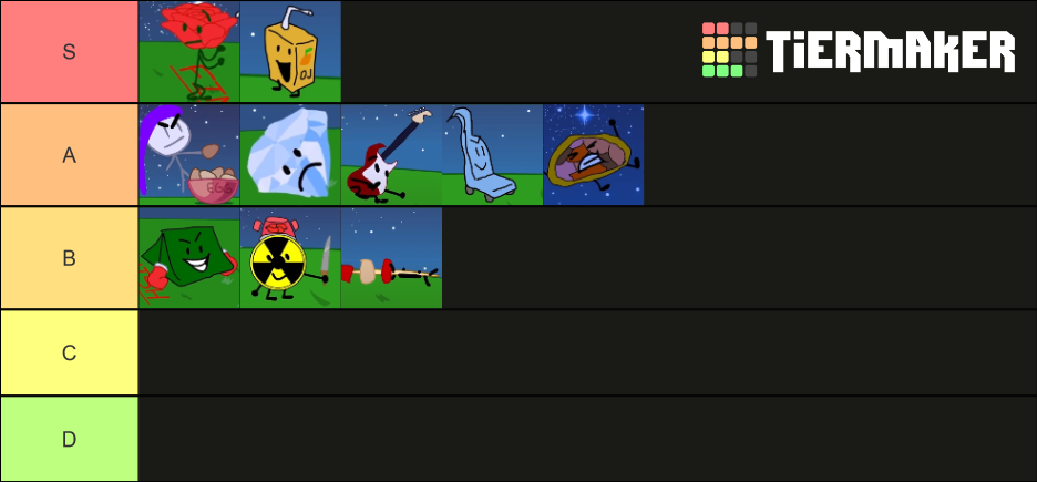 bfdi-mini-again-tierlist-tier-list-community-rankings-tiermaker