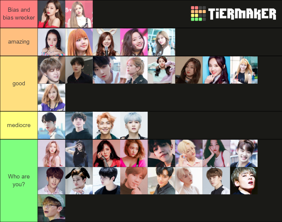 Biases Of Kpop Tier List Community Rankings TierMaker biases-of-kpop-tier-list-community-rankings-tiermaker
