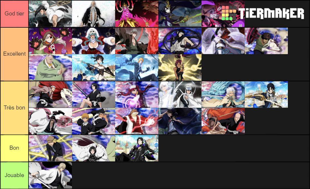 Bleach brave souls tierlist speed Tier List Rankings