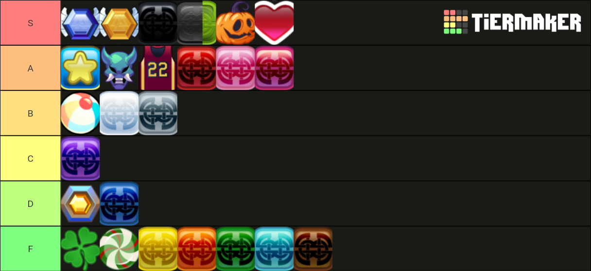 Brawlhalla colors (2020) UPDATED Tier List (Community Rankings) - TierMaker