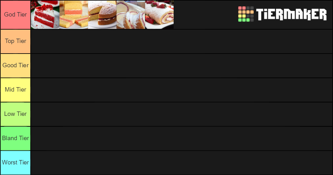 British Desserts Tier List Rankings) TierMaker
