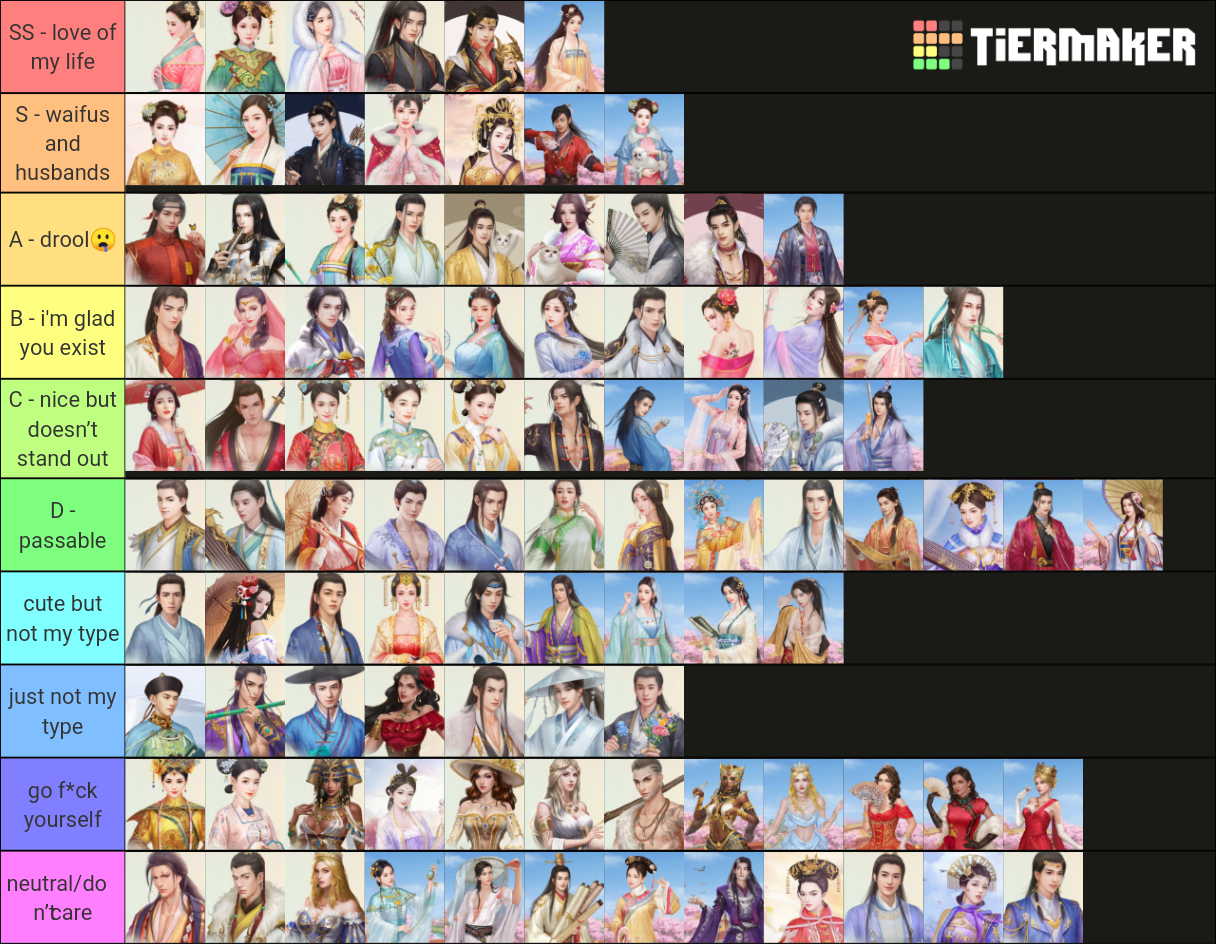 Call Me Emperor How To Get More Consorts tiermaker.com