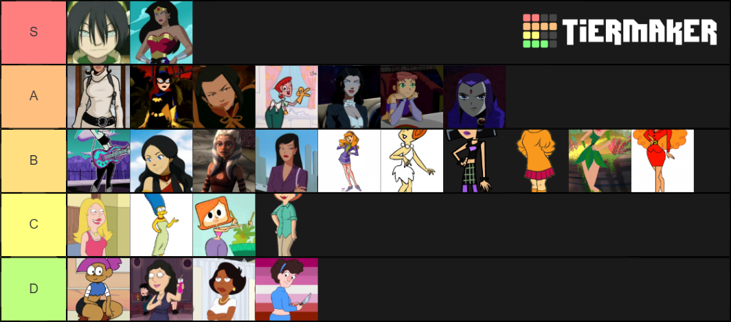 Cartoon Waifu Tier List Community Rankings TierMaker nintendo-waifu-tier-list-community-rankings-tiermaker