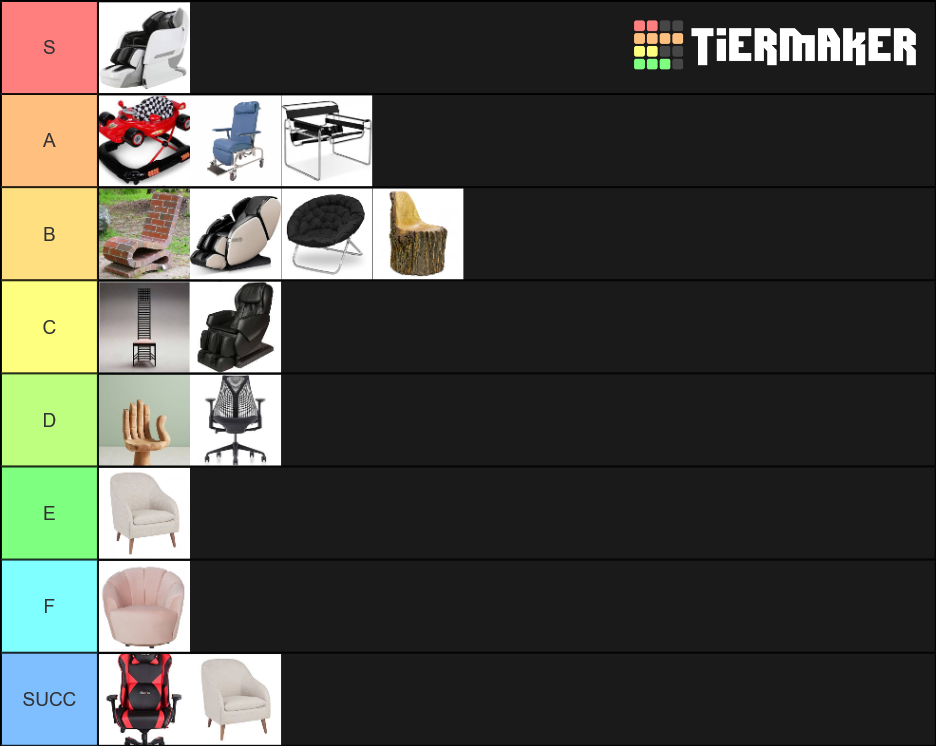 chair Tier List Rankings) TierMaker