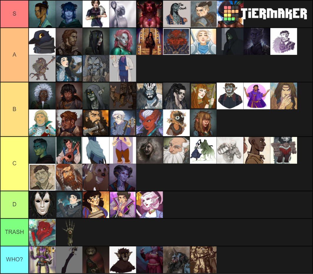 characters-from-critical-role-tier-list-community-rankings-tiermaker