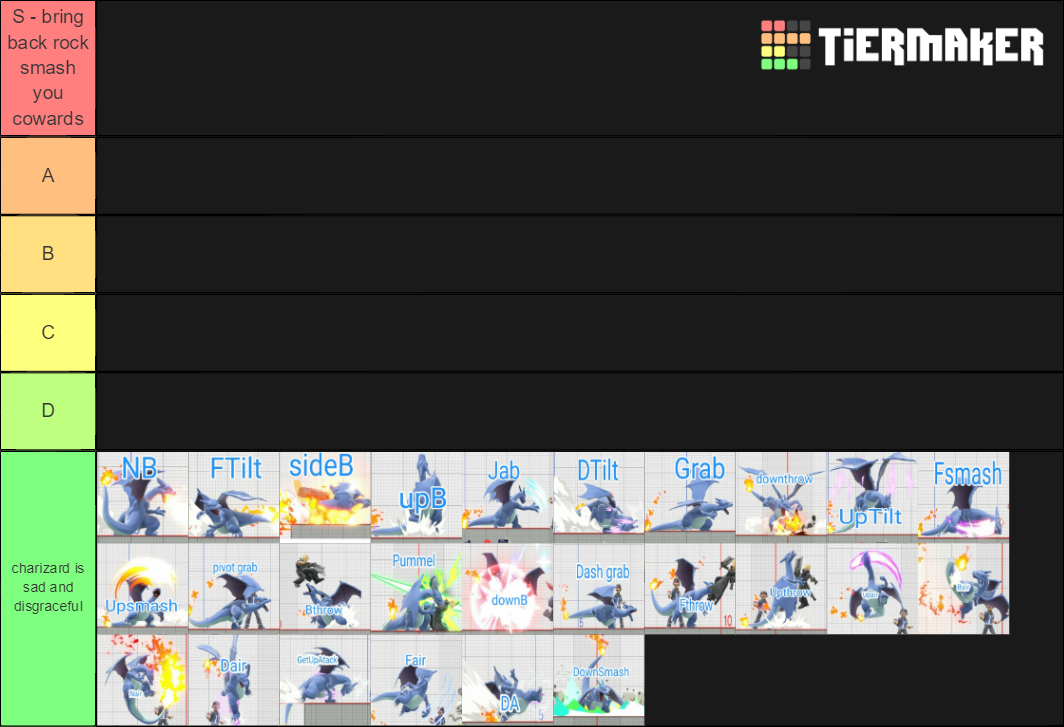 Charizard Tier List (Community Rankings) - TierMaker