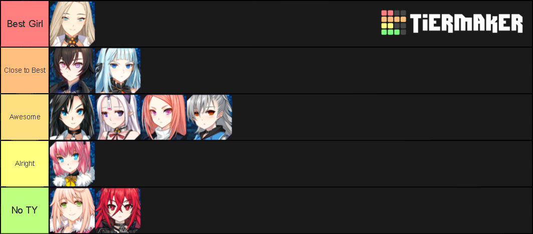 Closers Female Tier List (Community Rankings) - TierMaker