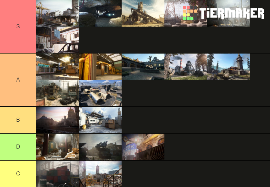 COD MW Maps Tier List (Community Rankings) - TierMaker