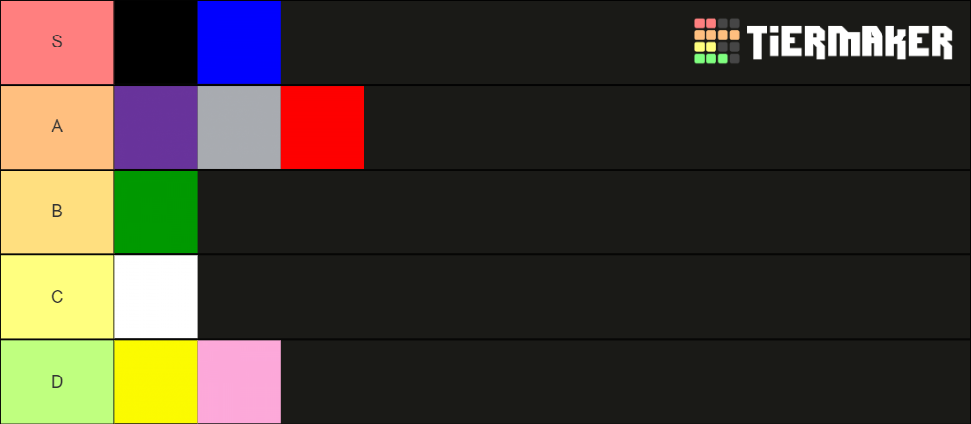 Colores Tier List (Community Rankings) - TierMaker