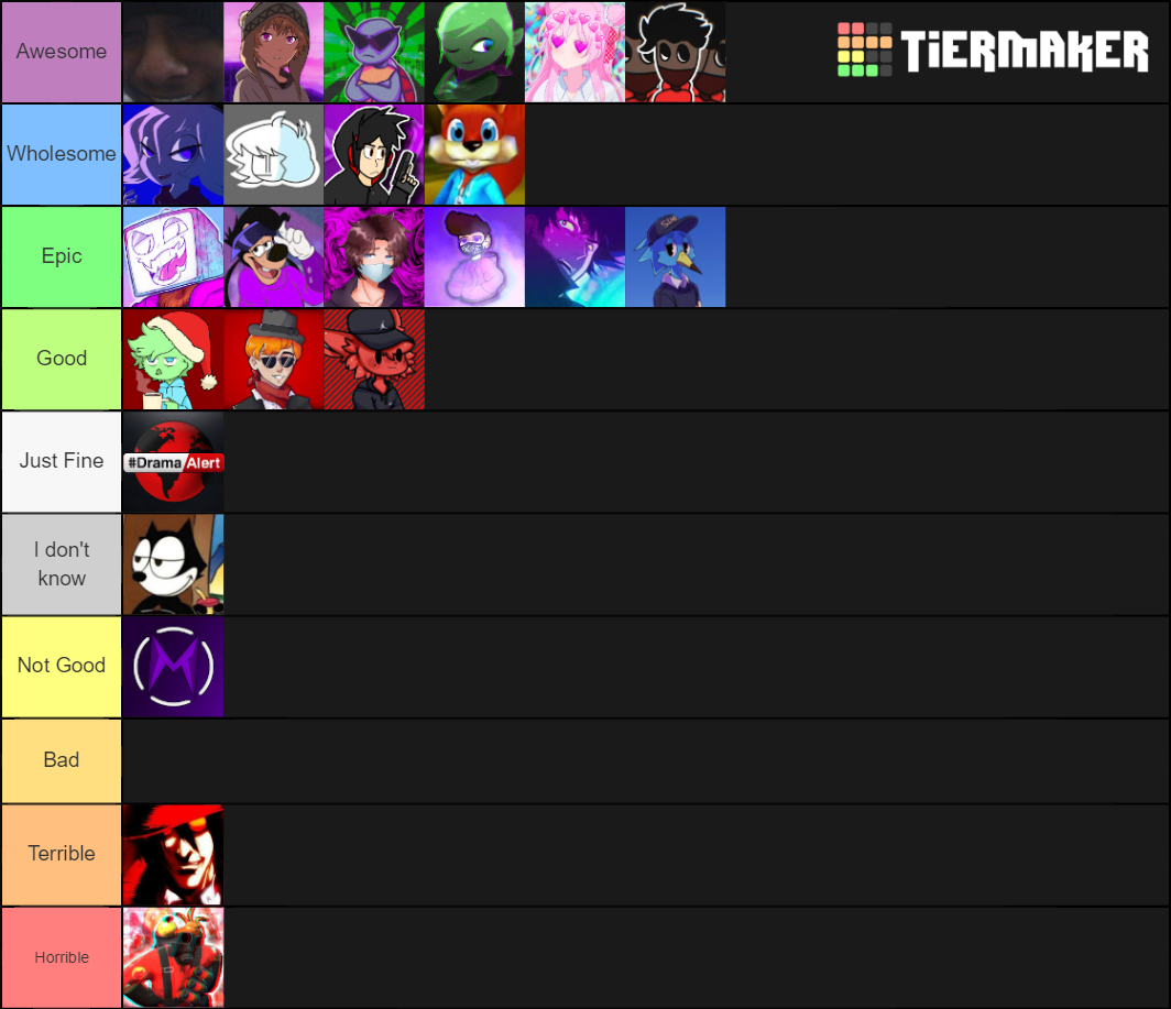 Commentary YTers (Best to Worst) Tier List (Community Rankings) - TierMaker