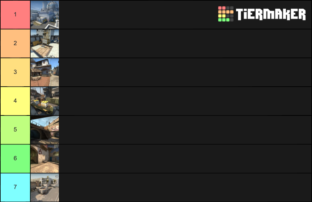 CSGO MAPS Tier List (Community Rankings) - TierMaker