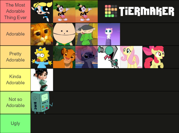 Cutest Cartoon Characters Tier List Community Rankings Tiermaker Cutest Cartoon Characters Tier List Community Rankings Tiermaker