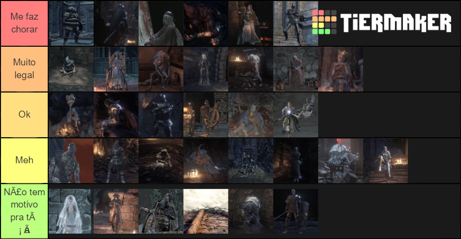 Dark Souls 3 NPCs Tier List Community Rankings TierMaker   Dark Souls 3   Npcs 133767 1590234725 