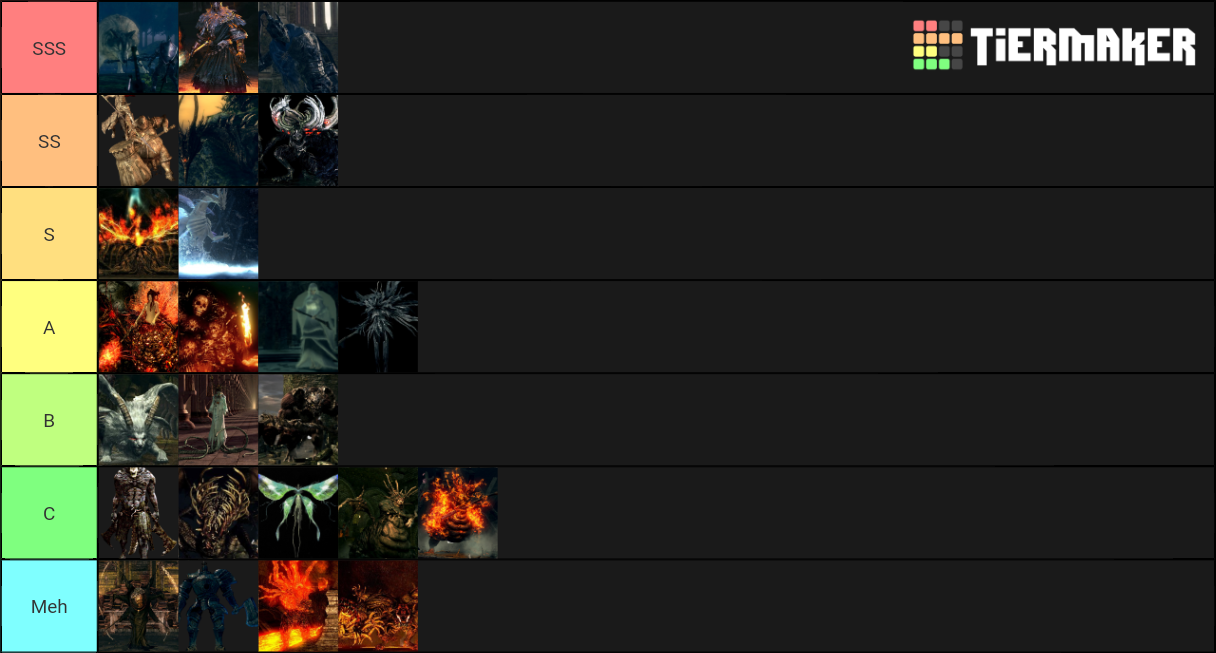 Dark Souls Bosses Tier List Community Rankings TierMaker   Dark Souls Bosses 402439 1590422992 