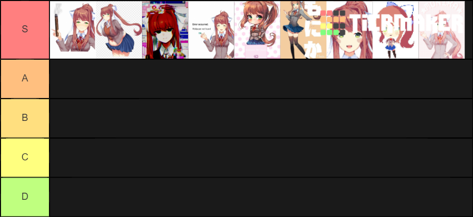 DDLC All Characters Tier List (Community Rankings) - TierMaker