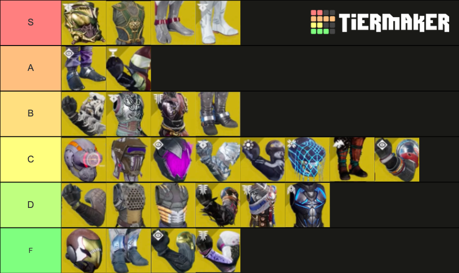 Destiny 2 Hunter Exotic Tier List (Community Rankings) - TierMaker