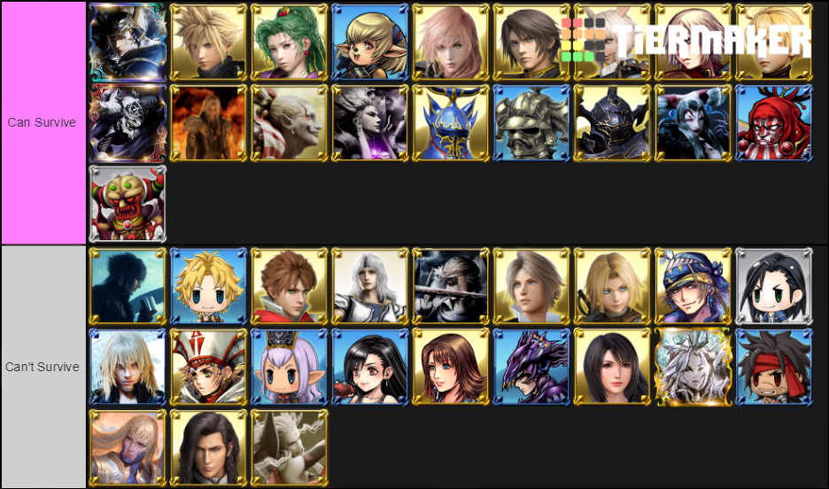 dissidia-final-fantasy-tier-list-community-rankings-tiermaker