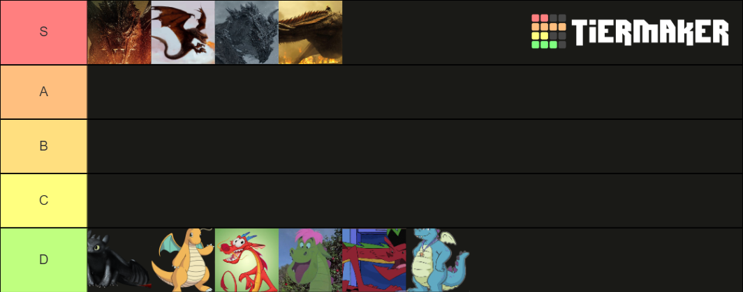 Dragons Tier List (Community Rankings) - TierMaker