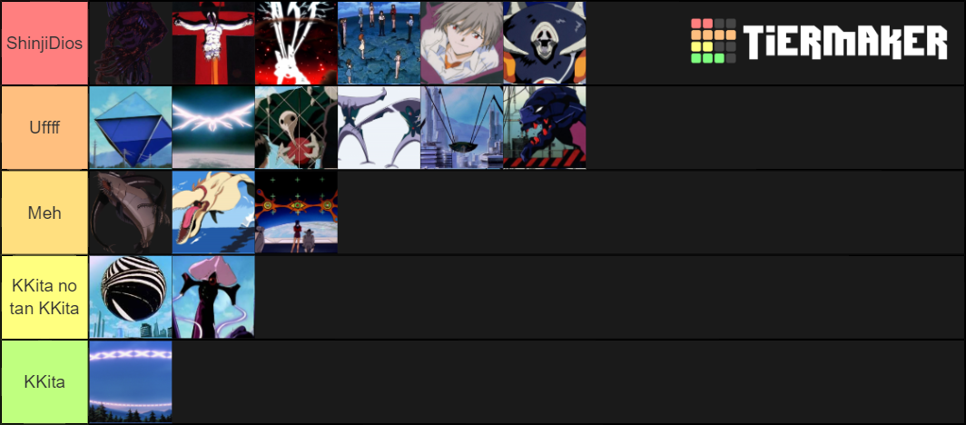 Evangelion Angel Tier List (Community Rankings) - TierMaker