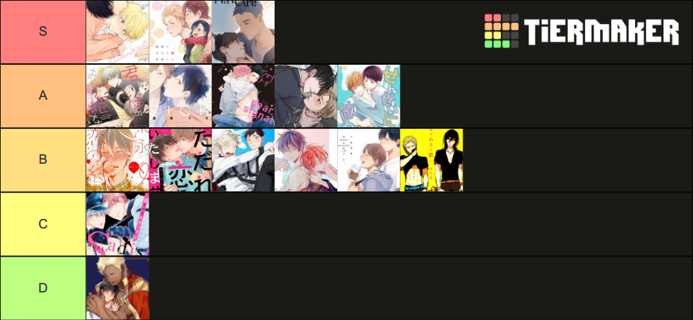 Fav Yaoi/BL mangas Tier List (Community Rankings) - TierMaker