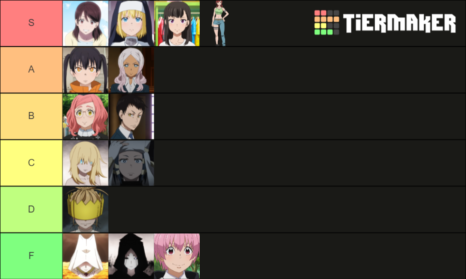 Fire Force Waifu Tier List (Community Rankings) - TierMaker