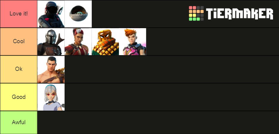 Fortnite - CH2 S5 Tier List (Community Rankings) - TierMaker