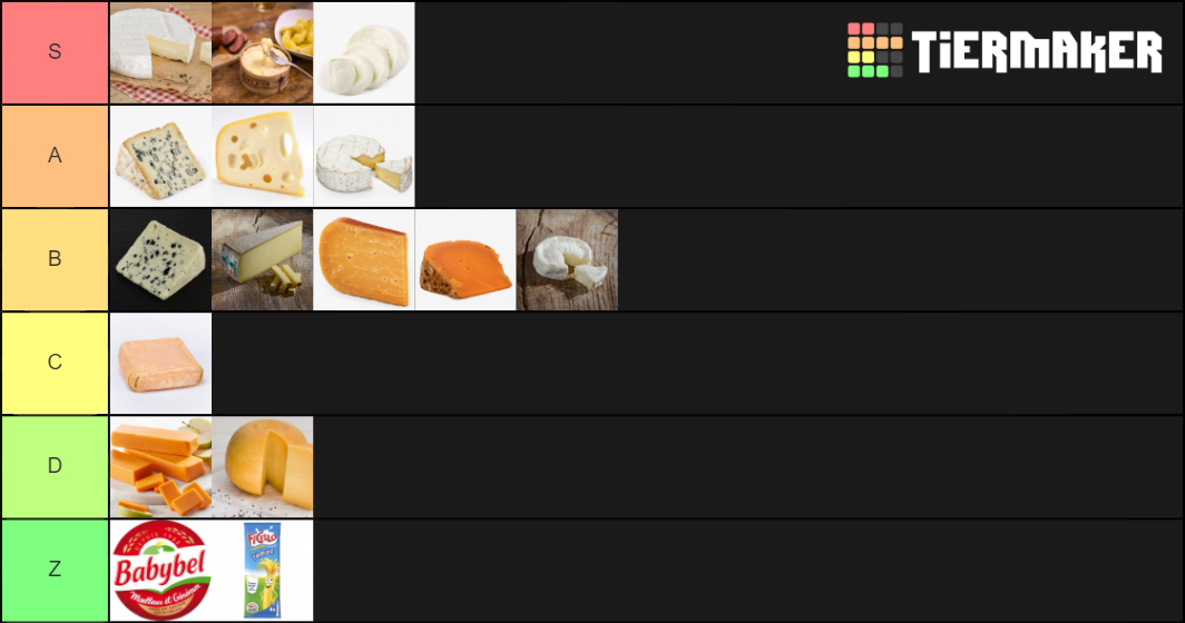 Fromage Tier List (Community Rankings) - TierMaker