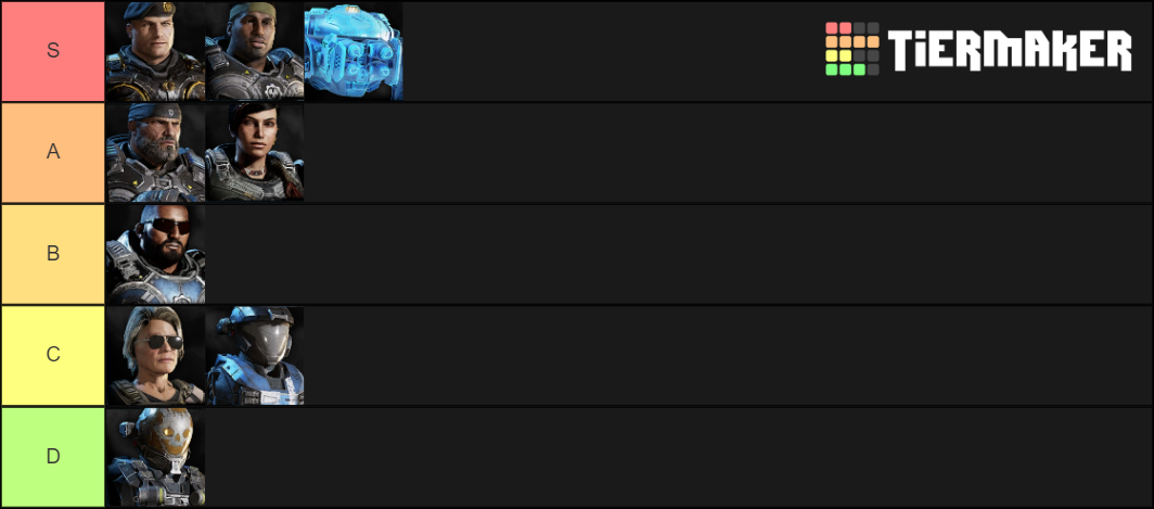 Gears 5 Horde Tier List (Community Rankings) - TierMaker