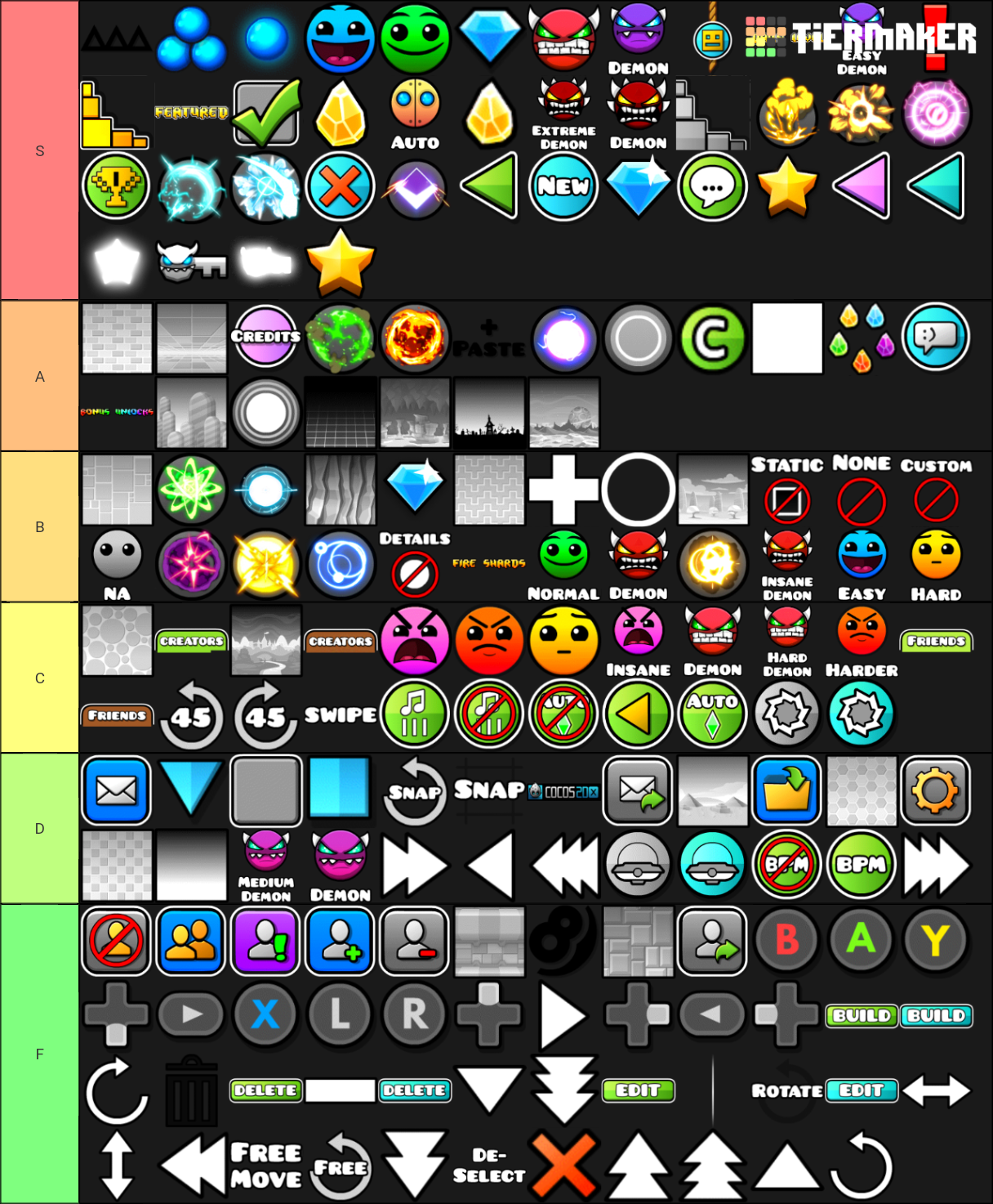 Geometry Dash - GJ_GameSheet03 (menu textures) Tier List (Community ...