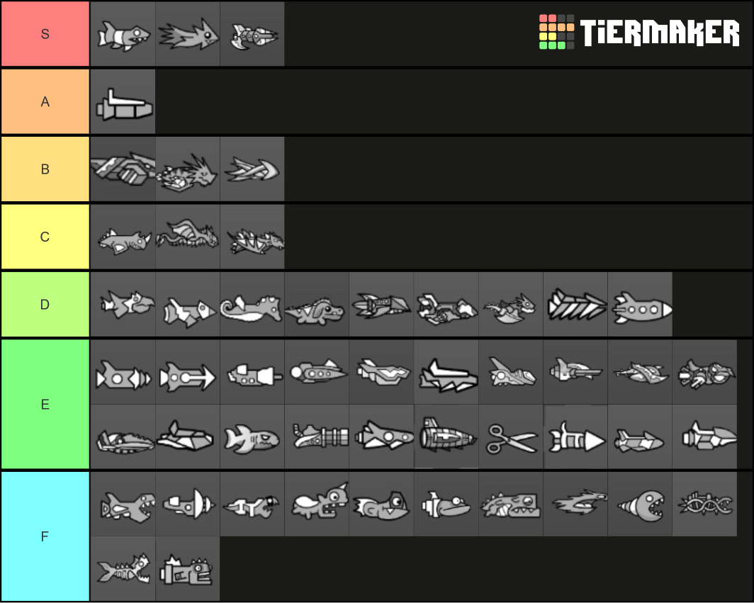 geometry dash ships Tier List Rankings) TierMaker