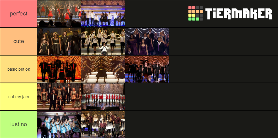 glee competition outfits Tier List (Community Rankings) - TierMaker