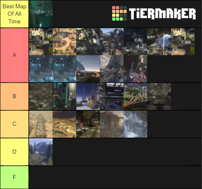 Halo 3 Maps (all) Tier List (Community Rankings) - TierMaker