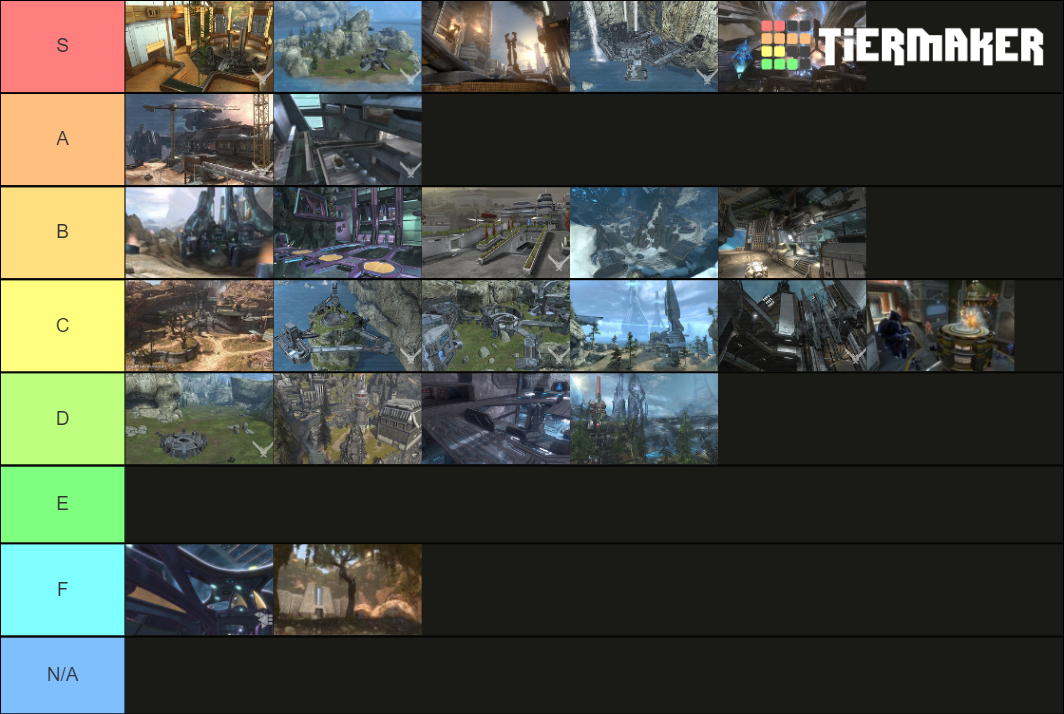 Halo Reach Maps List